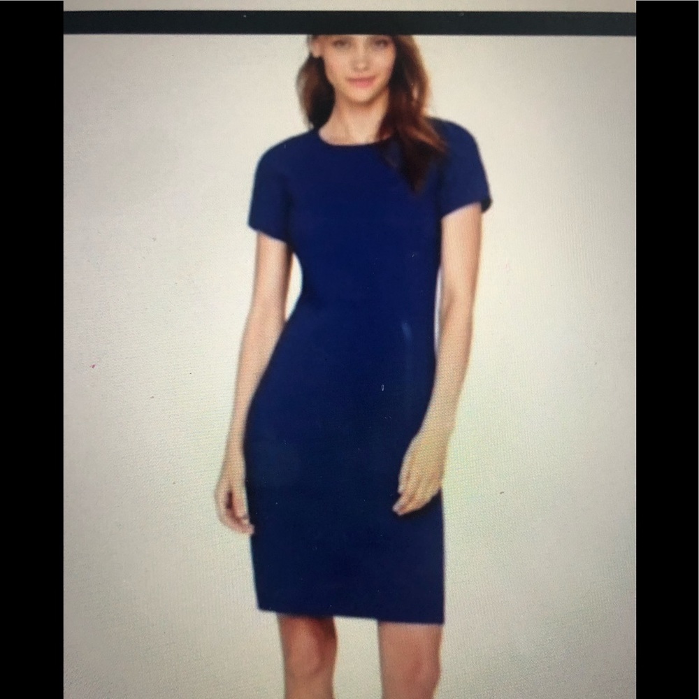 Jcrew wool crepe dress